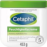 Cetaphil Feuchtigkeitscreme, 453g, Für trockene, empfindliche Haut, Spendet intensiv 48h...